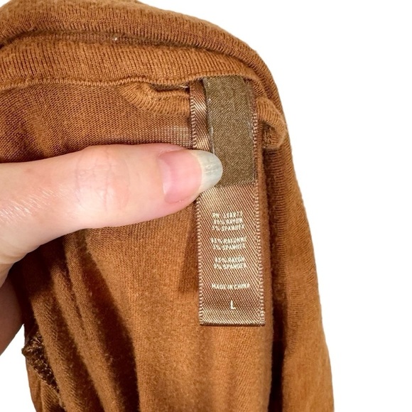 SKIMS Soft Lounge Short Sleeve Sleep Shirt in Copper - Picture 5 of 5